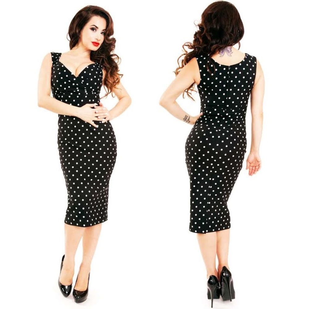 Polka Dot Diva Wiggle Dress